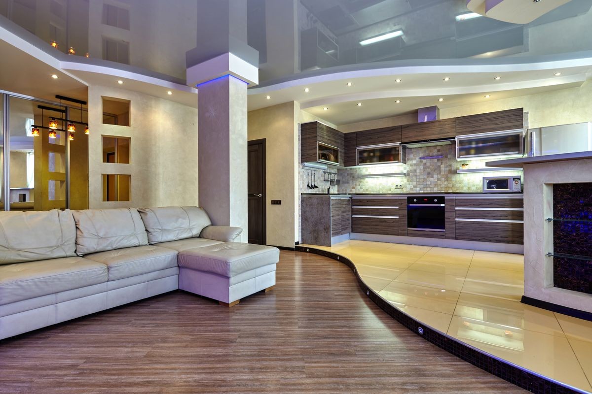 kitchen living room